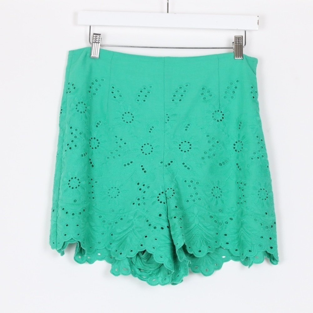 Draper James Rsvp Eyelet Flare Shorts - image 2